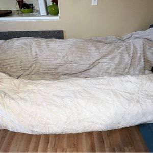 Frye Faux Fur King Comforter Set